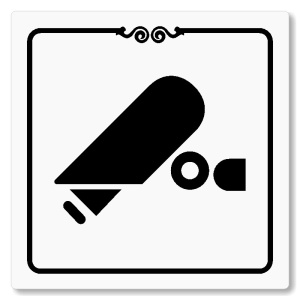 Kamera, 118x118mm, bílá, Texas